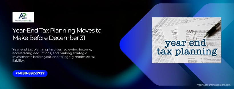 Year-End Tax Planning Moves to Make Before December 31