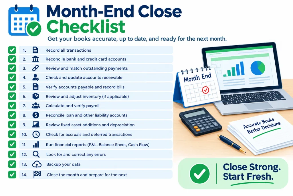 Month-End Close Checklist
