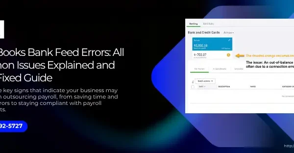 QuickBooks Bank Feed Errors