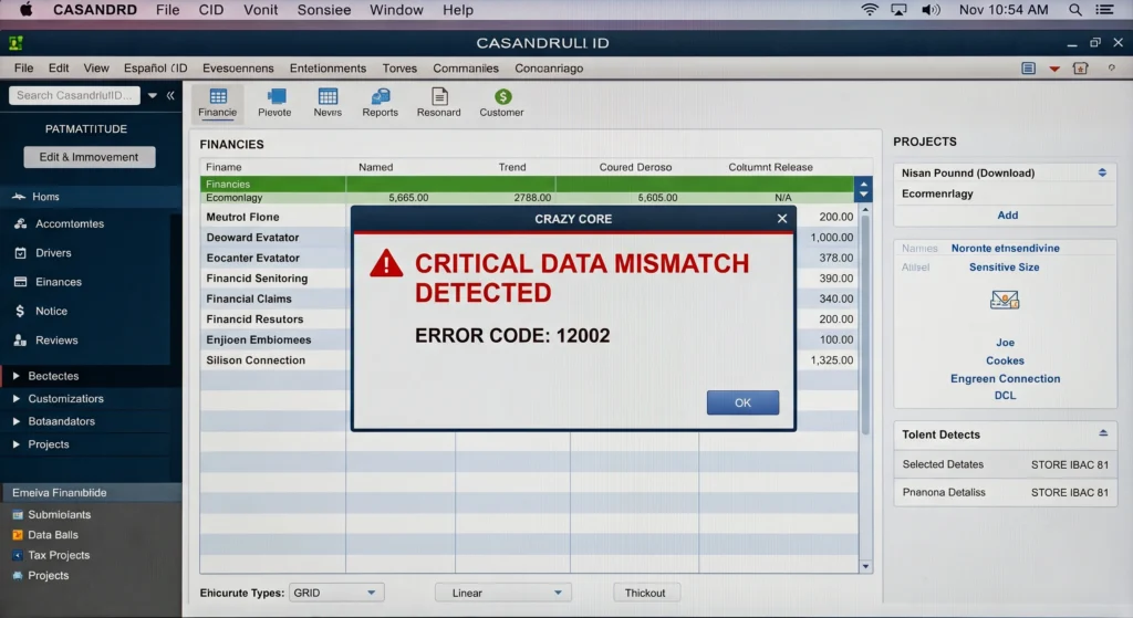 QuickBooks Error 12002