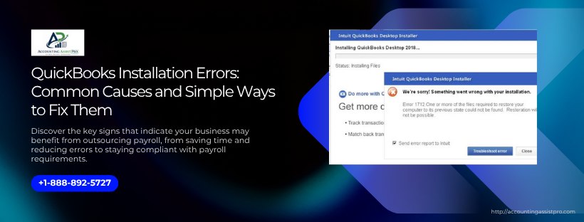QuickBooks Installation Errors: Common Causes and Simple Ways to Fix Them