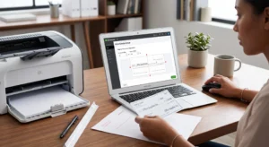 align checks in QuickBooks Online