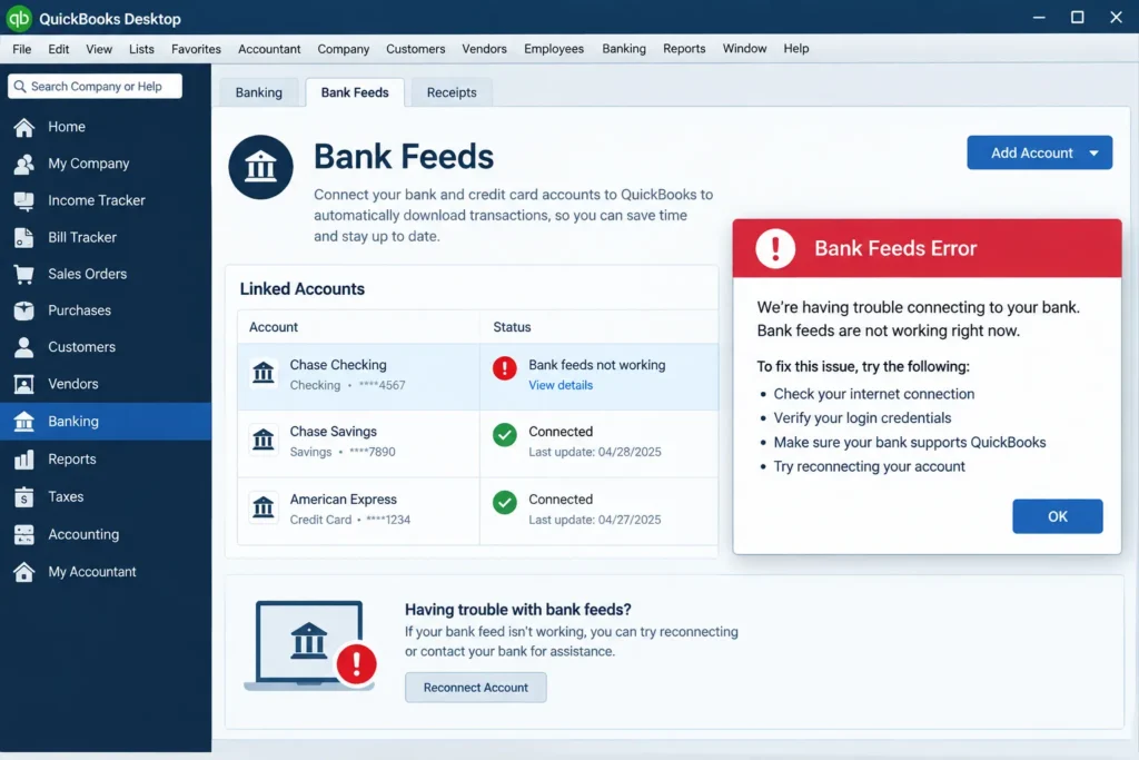 Bank Feeds in QuickBooks
