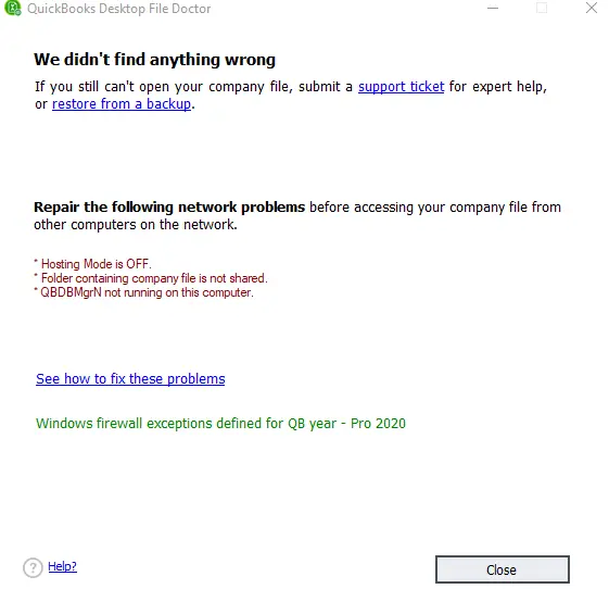 Fix QuickBooks File Doctor Won’t Open
