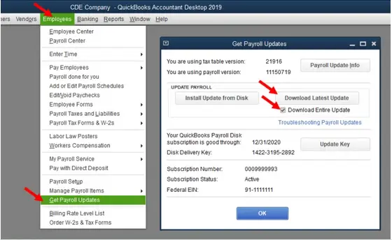 Update QuickBooks Desktop
