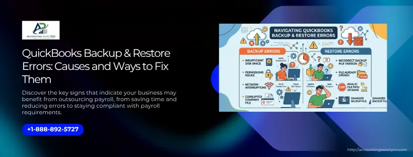 QuickBooks Backup & Restore Errors: Causes and Ways to Fix Them