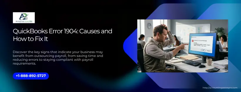 QuickBooks Error 1904: Causes and How to Fix It