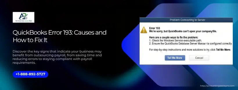 QuickBooks Error 193: Causes and How to Fix It