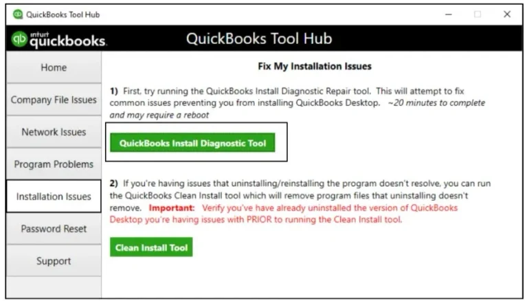 Install Diagnostic Tool