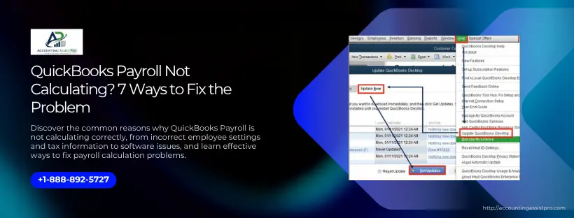 QuickBooks Payroll Not Calculating? 7 Ways to Fix the Problem