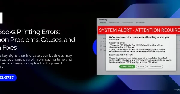 QuickBooks Printing Errors