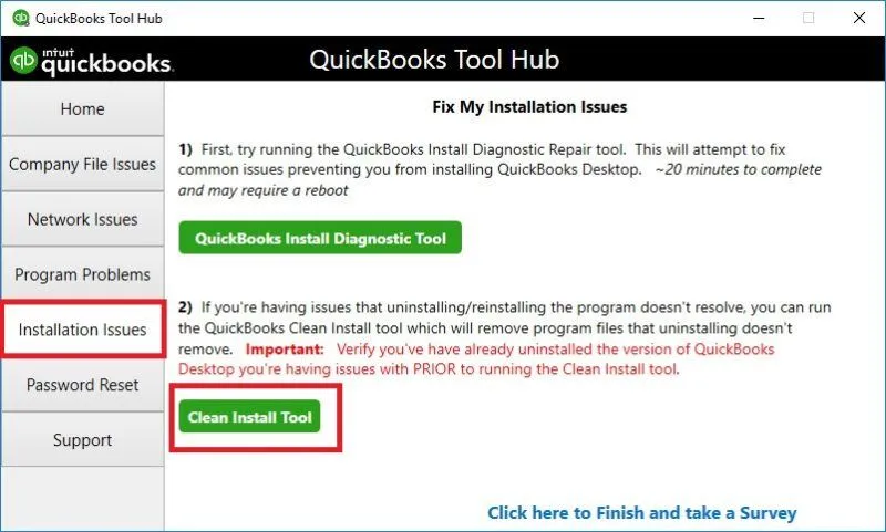 Reinstall QuickBooks Desktop
