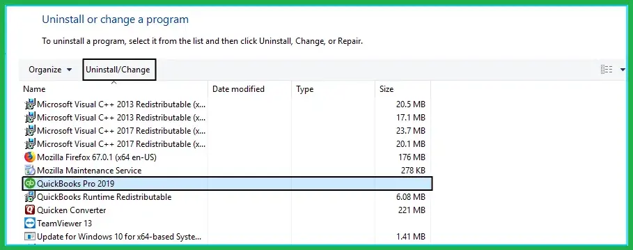 reinstall quickbooks database
