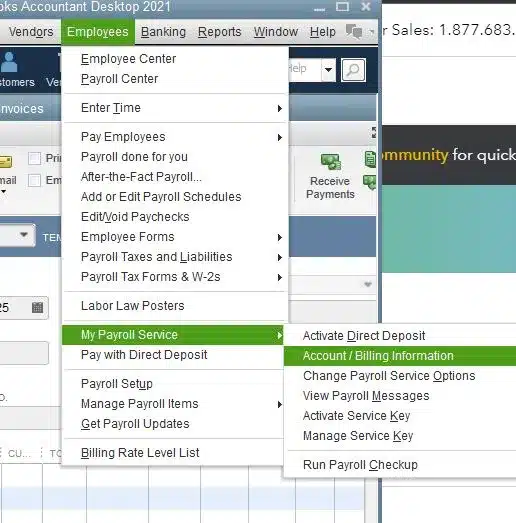 Verify Your Payroll Subscription

