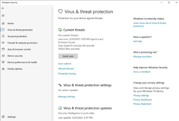 Check Antivirus and Firewall Settings
