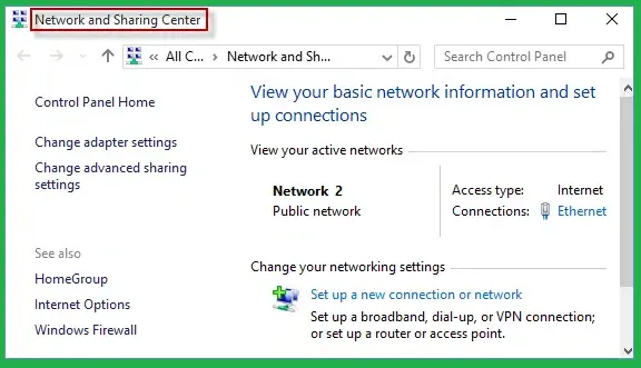 check network connection
