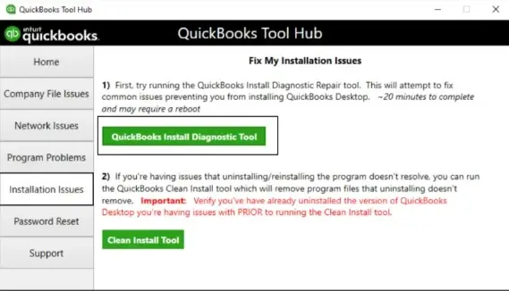 quickbooks install diagnostic tools

