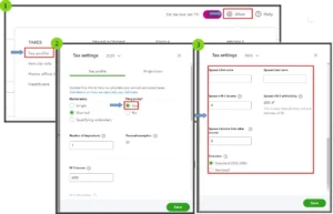 tax filing problems in QuickBooks 