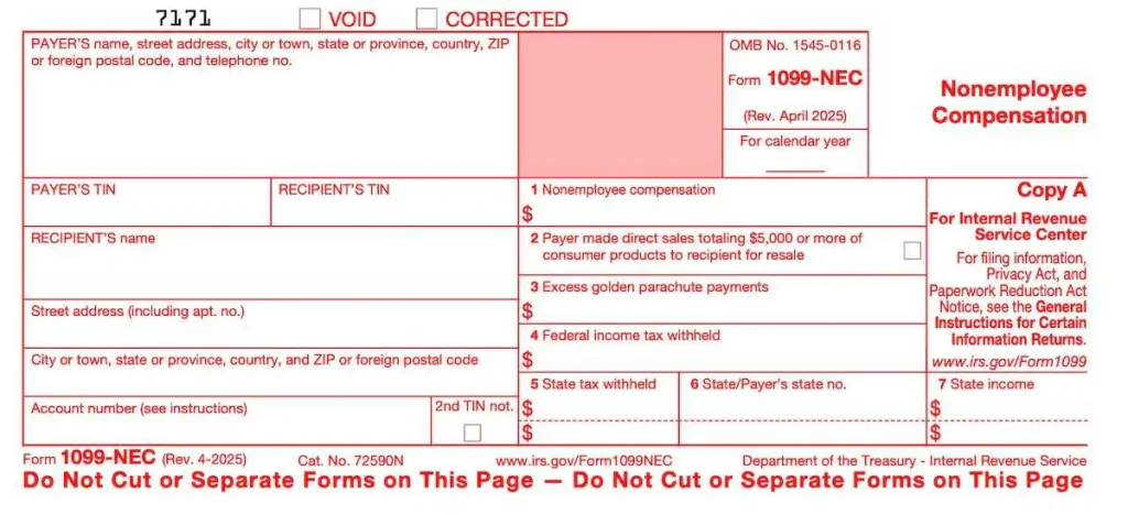Form 1099-NEC