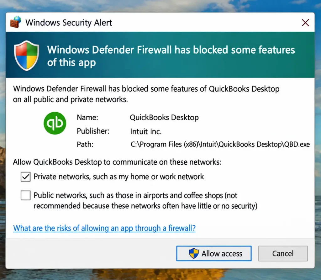 Check your firewall and antivirus
