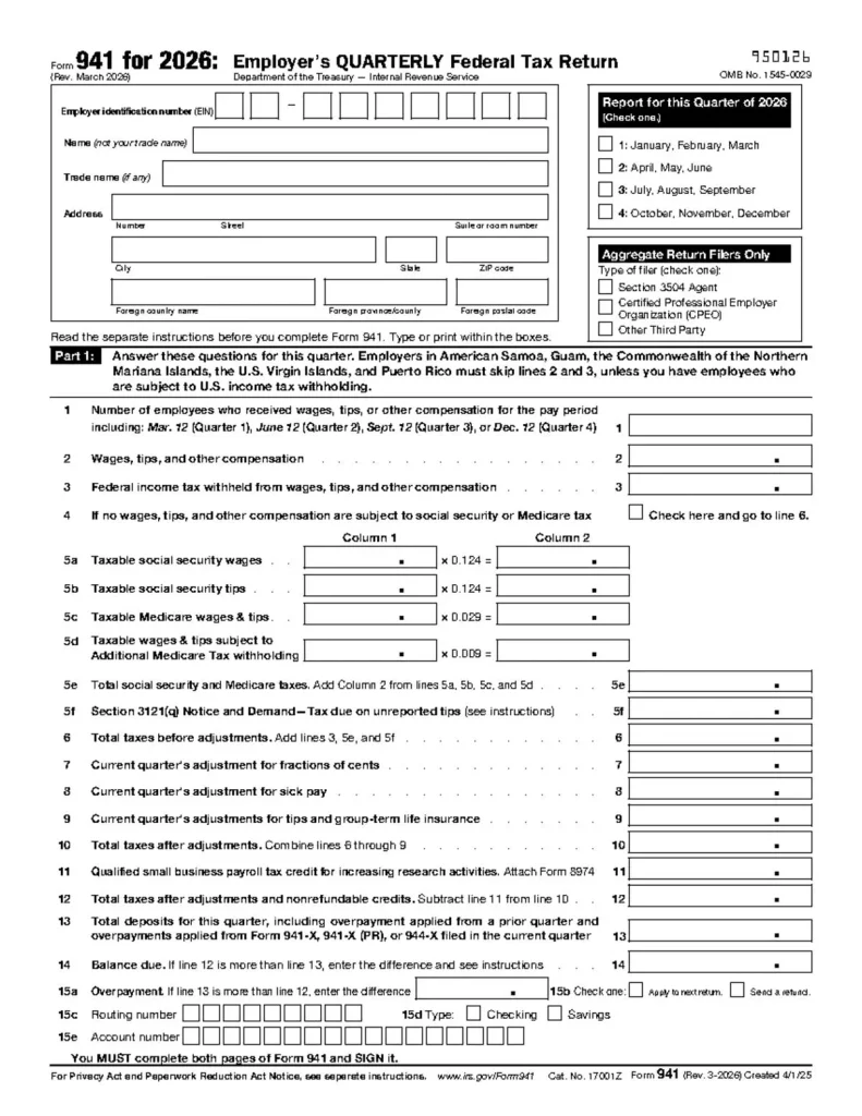 Form 941
