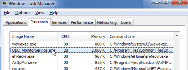 QBCFMonitorService Not Running
