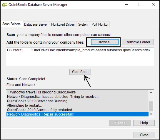 Check the Database Server Manage
