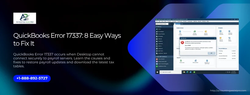 QuickBooks Error 17337: 8 Easy Ways to Fix It