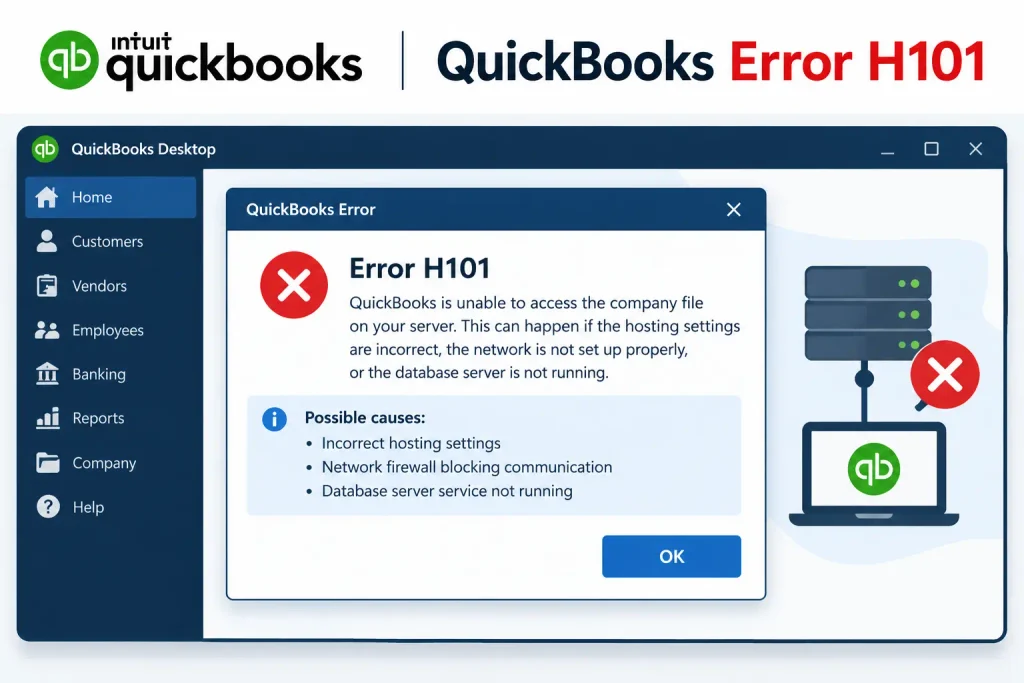 QuickBooks Error H101
