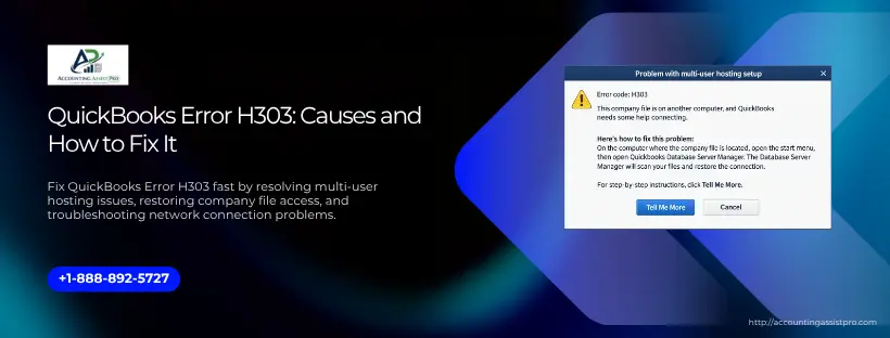 QuickBooks Error H303: Causes and How to Fix It