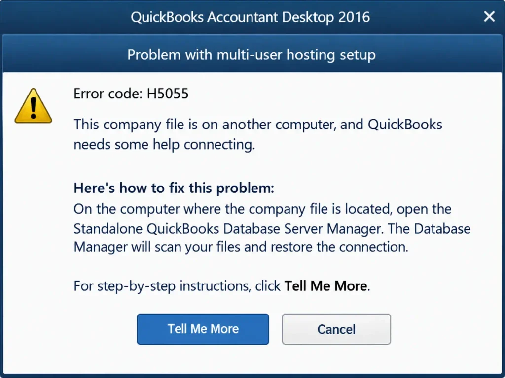 QuickBooks Error H505
