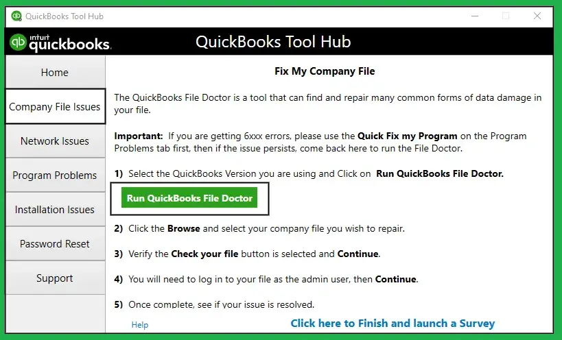 QuickBooks File Doctor
