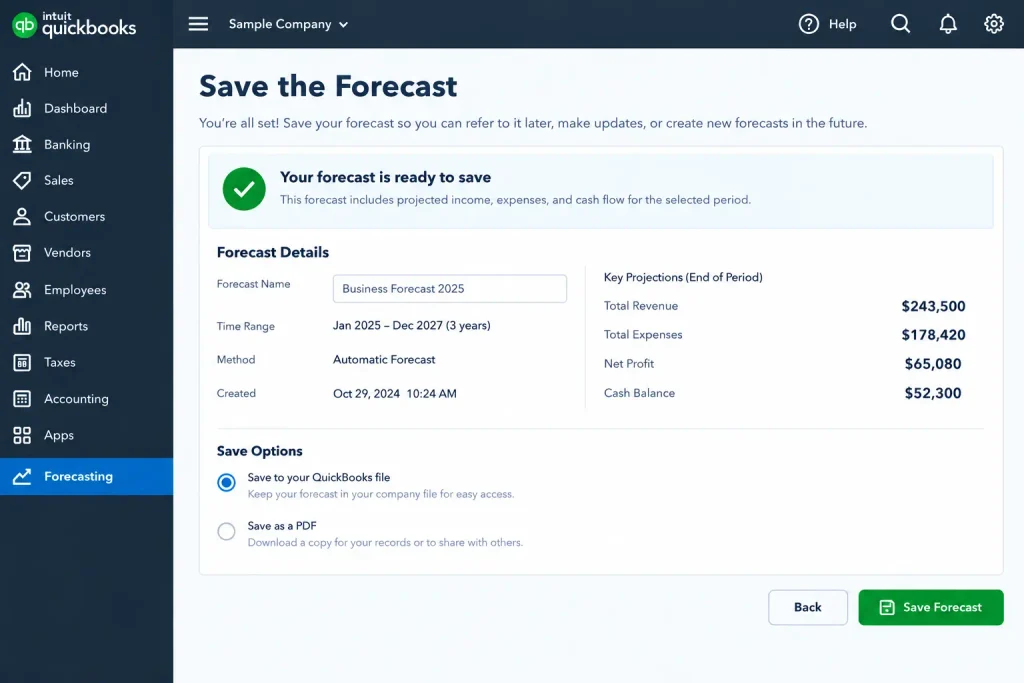 Save the Forecast
