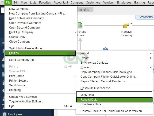 Rebuilding the data file
