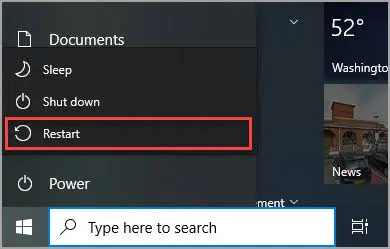 Restart Your Computer
