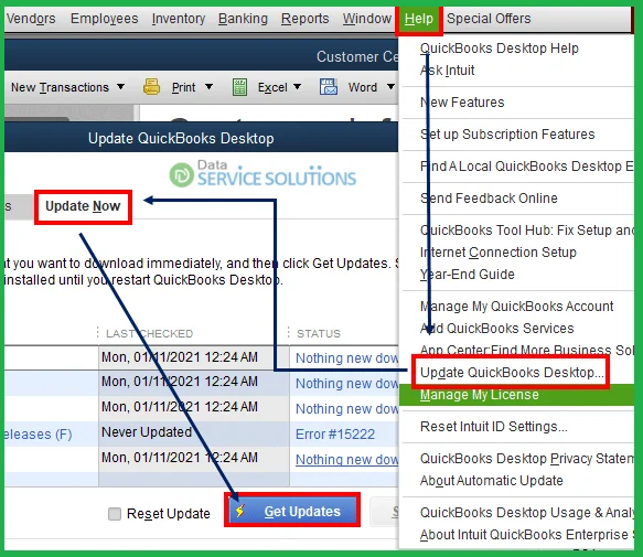 update quickbooks
